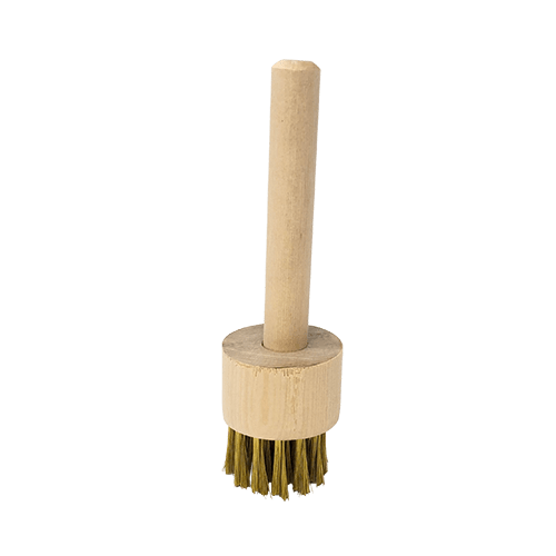 Fine Round Sieve Cleaning Brush with brass bristles