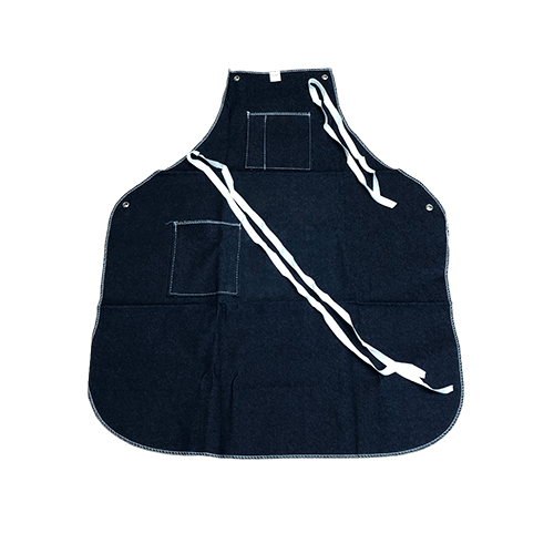 Image of our blue denim apron