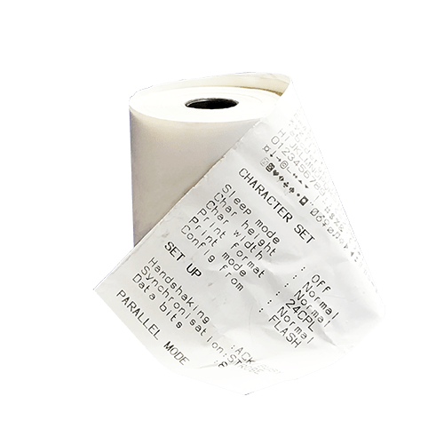 image of an unwrapped NCAT Thermal Printer Paper