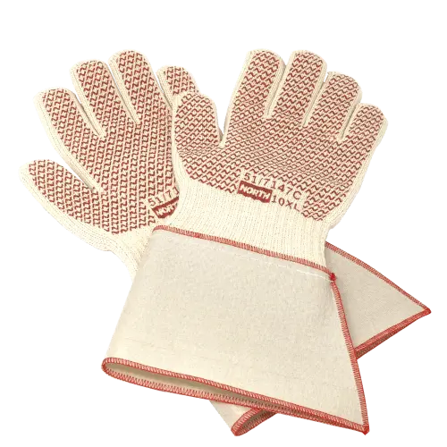 Grip N Hot Mill Gloves - With Safety Gauntlet