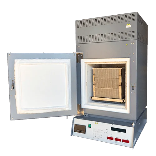 image of an NCAT ignition oven with a Triple basket in the chamber
